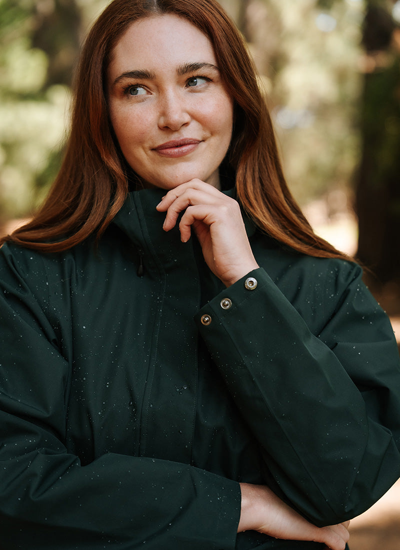 Ovalander Waterproof Jacket - Eucalyptus