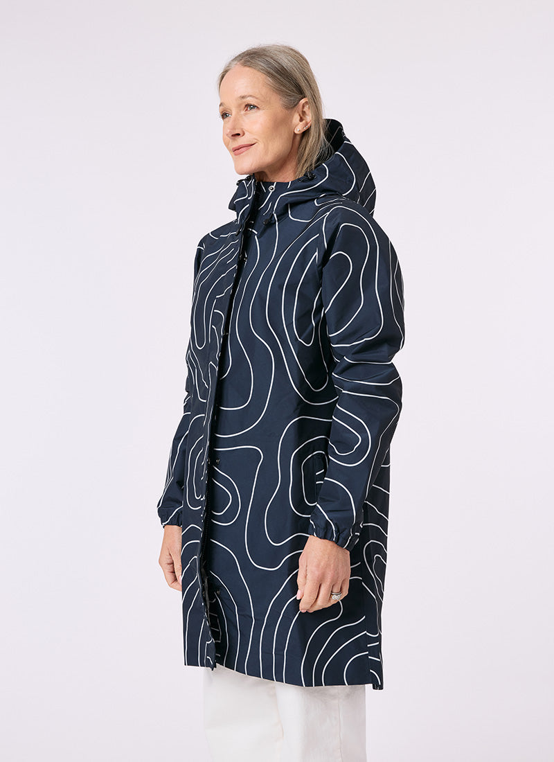 Refuge Waterproof Jacket - Topography