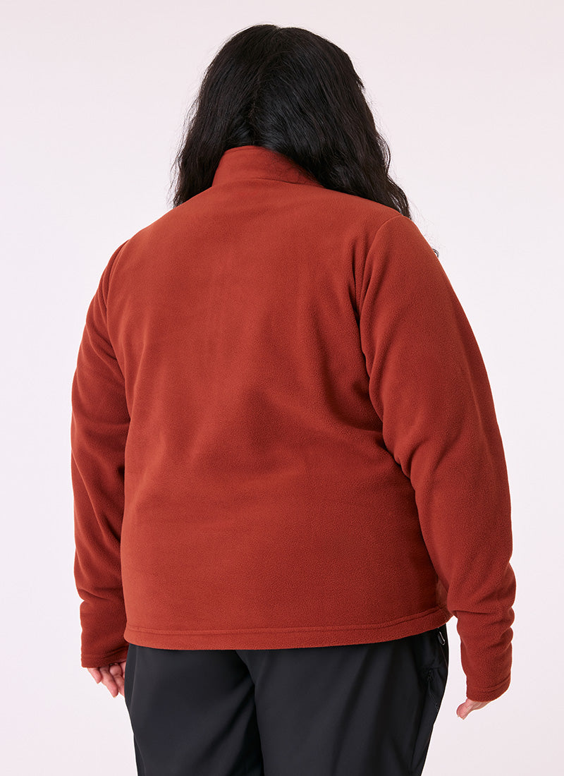 Sugarloaf Fleece Jumper - Terracotta