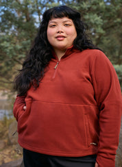 Sugarloaf Fleece Jumper - Terracotta
